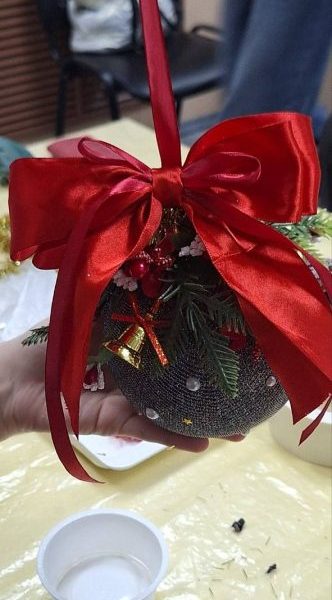 Мастер-класс по созданию новогодних шаров